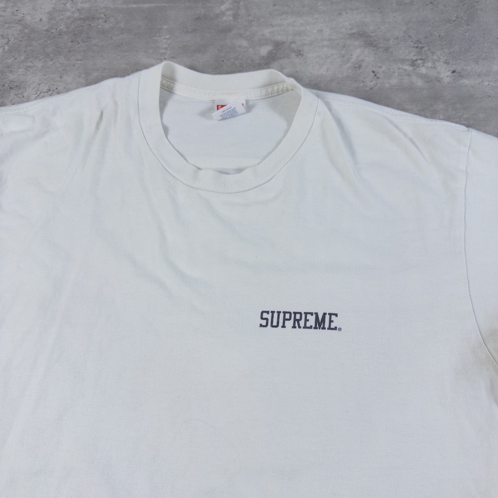 modern supreme lamborghini tee white mens large